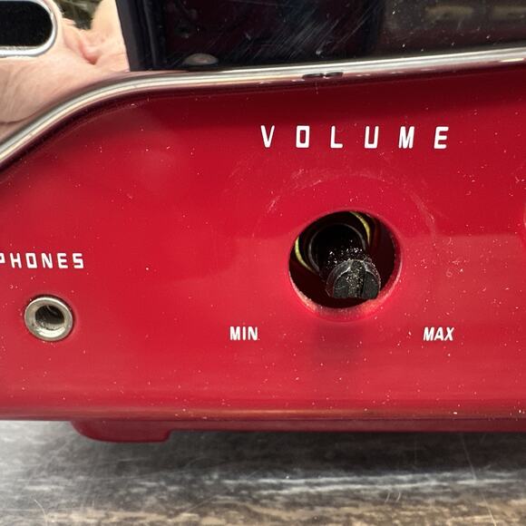 Rare TEAC Retro SL-D80 AM/FM Stereo Radio In Red {Q} - Picture 2 of 16